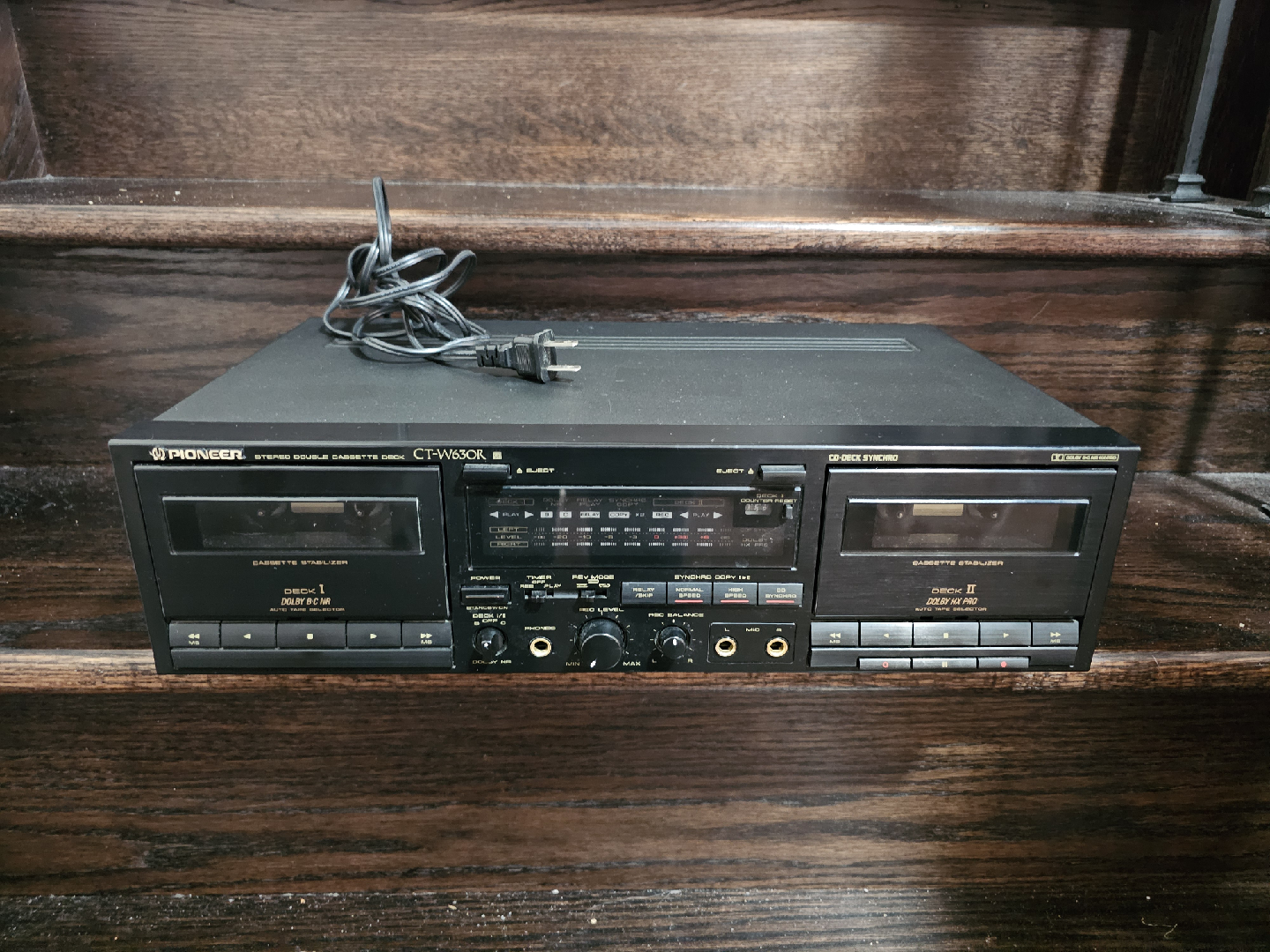 🥕Pioneer CT-W630R Stereo Double Cassette Deck