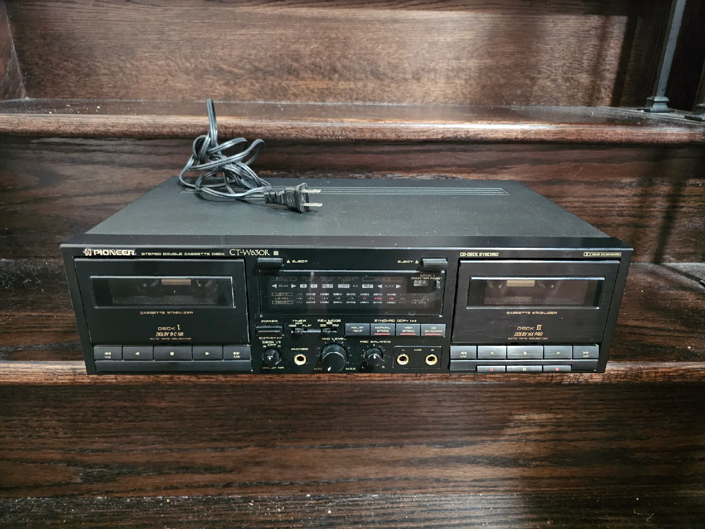 🥕Pioneer CT-W630R Stereo Double Cassette Deck thumbnail
