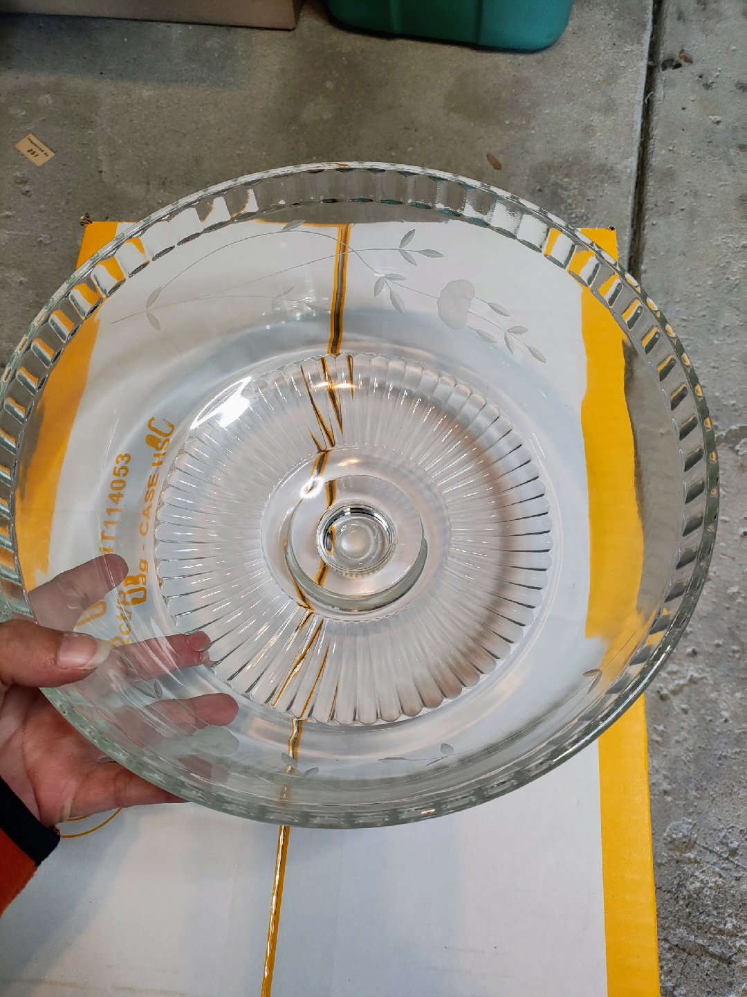 Princess House Heritage Clear Crystal Pastry/Cake/Pie  Dome Lid - photo 4