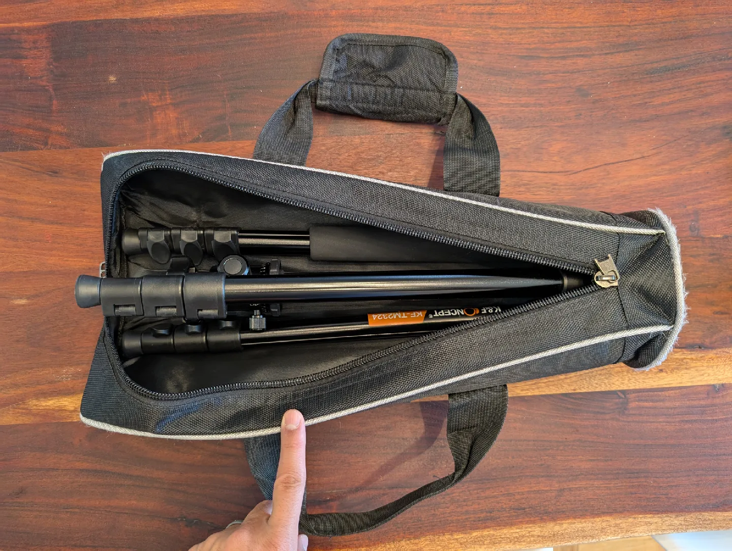 K&F Concept KF-TM2324 Tripod with Bag image indicator(4)