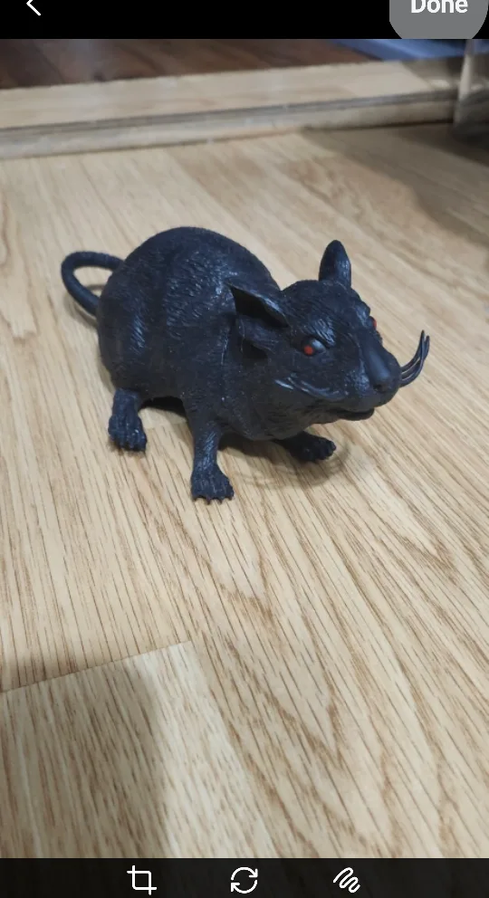 Black Halloween Decoration 🐀 Rat - 7 Inches image indicator(7)