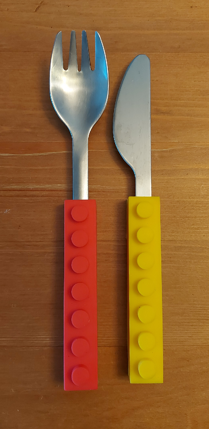 Lego Fork and Knife Set