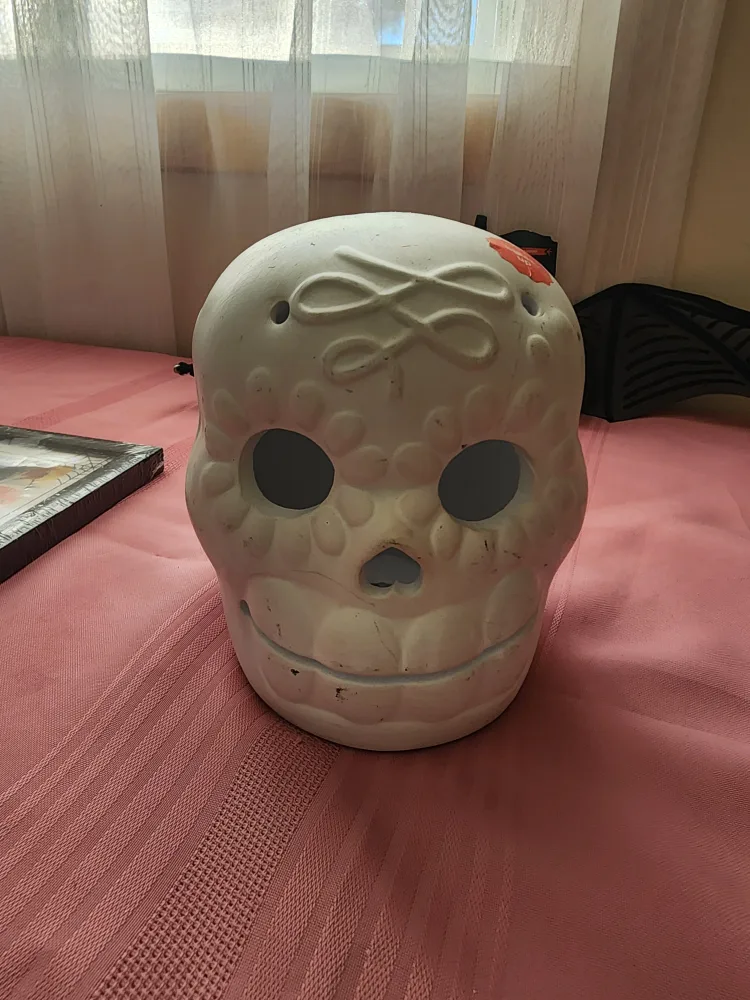 Skull Shaped Candle Holder