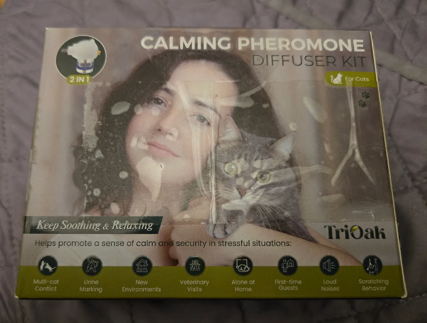 CALMING CAT PHEROMONE DIFFUSER KIT image indicator(3)