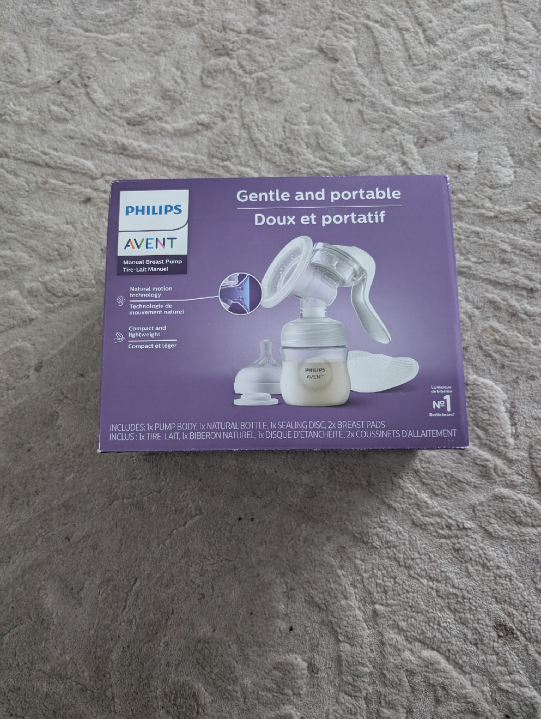 Philips Avent Manual Breast Pump - Gentle & Portable