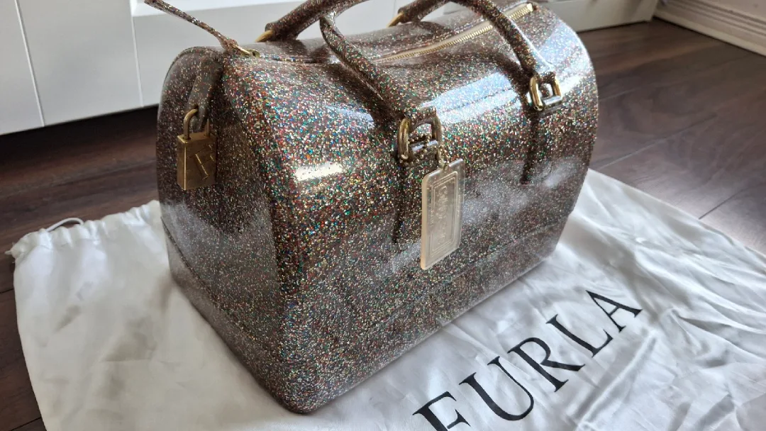 Furla Candy Bag Glitter Dome Satchel image indicator(5)