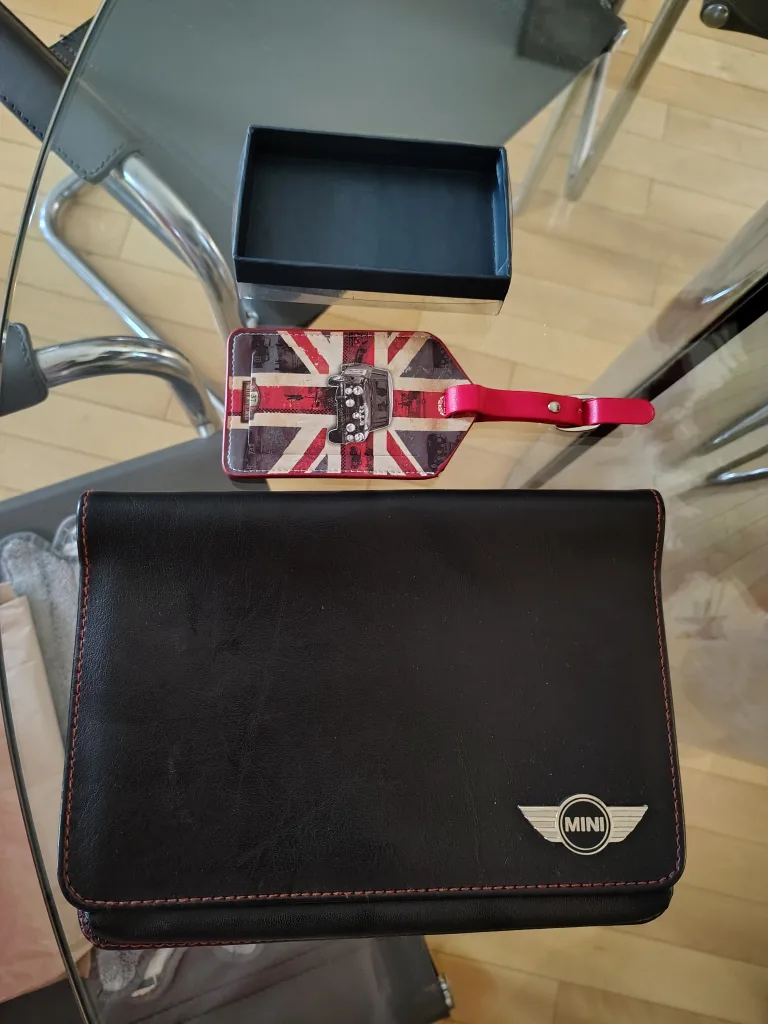 Mini Cooper Memorabilia Monte Carlo Rally Luggage Tag & Folder