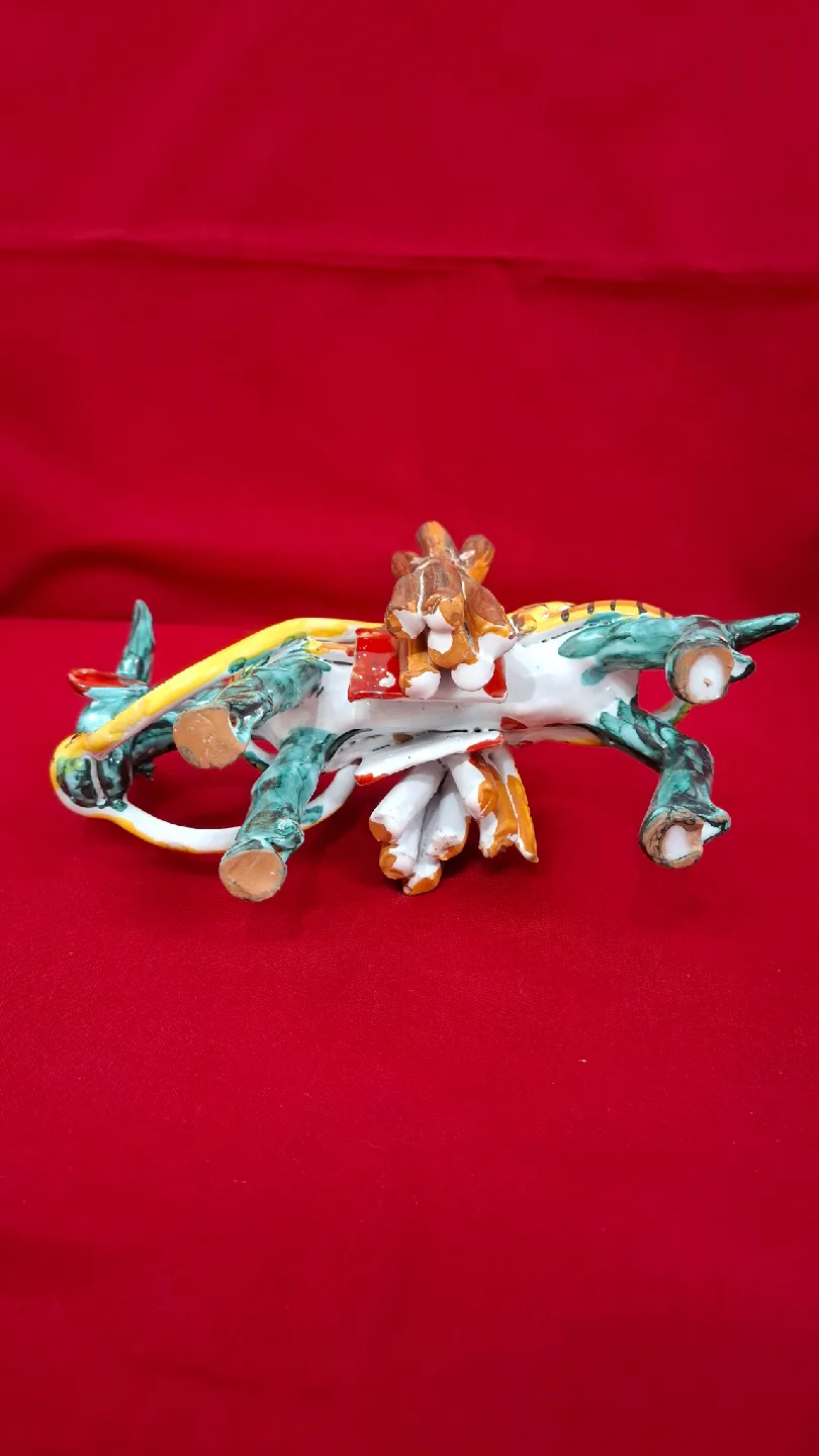 Vintage Ceramic Donkey Figurine image indicator(5)