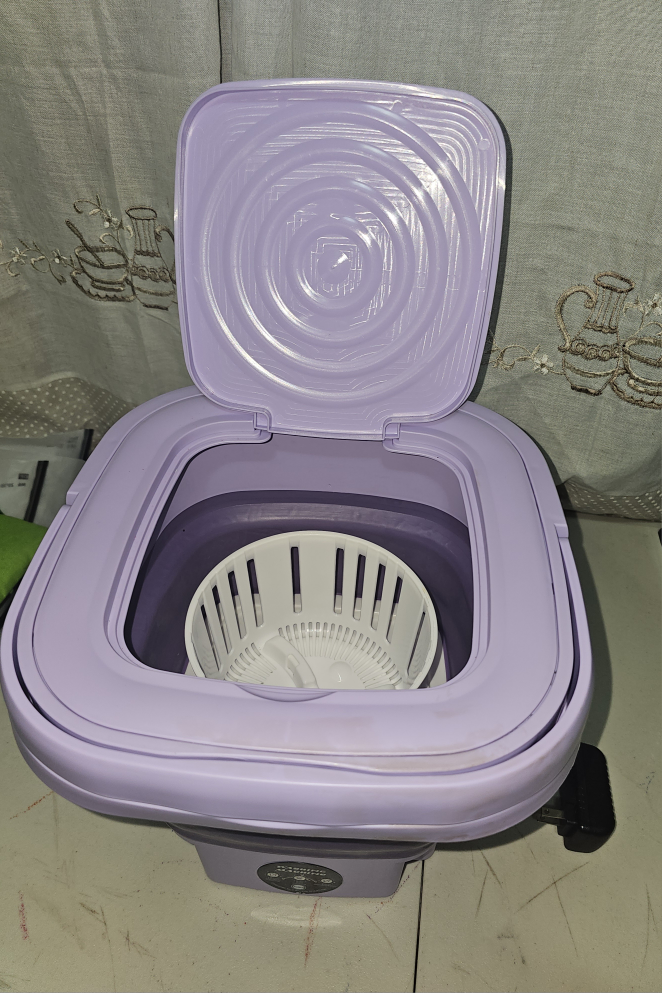 Portable Mini Washing Machine - Purple - photo 2