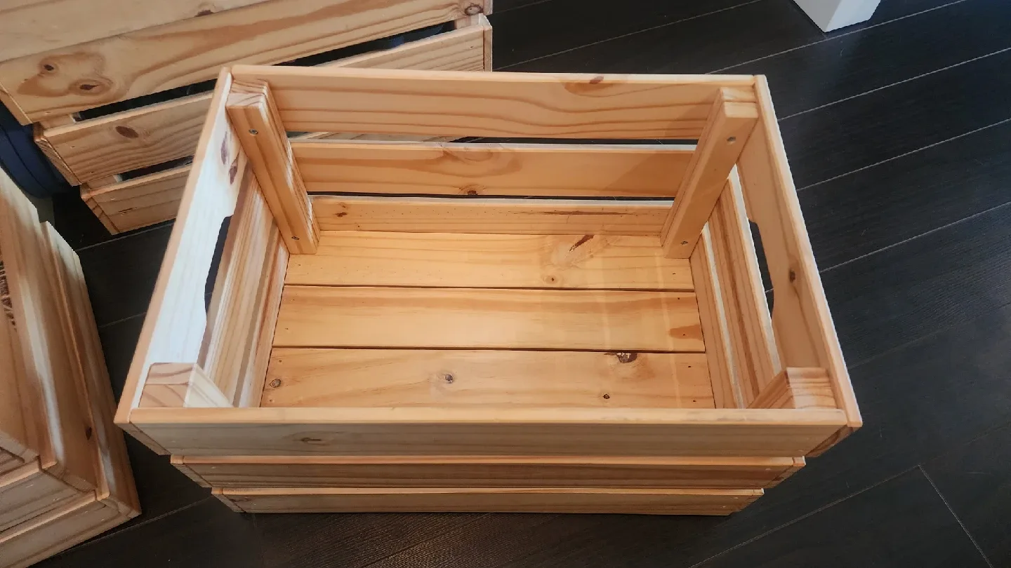 IKEA KNAGGLIG Pine Box/Crate (6 available) image indicator(3)