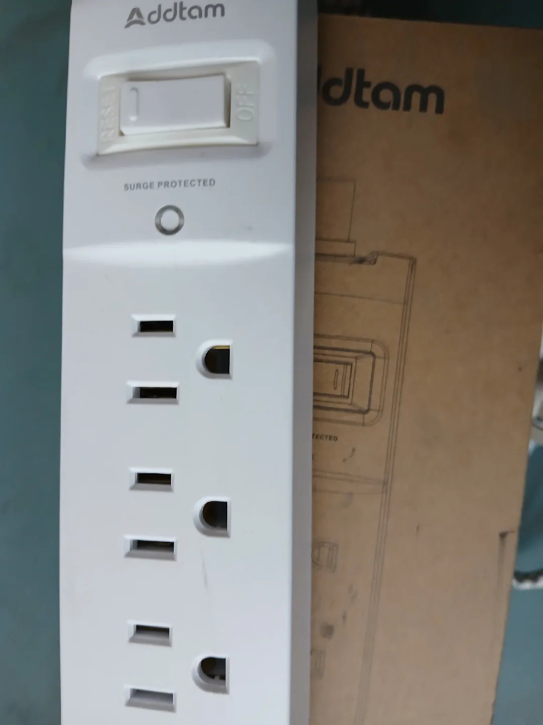 New Addtam Power Strip - 2 Pack image indicator(4)