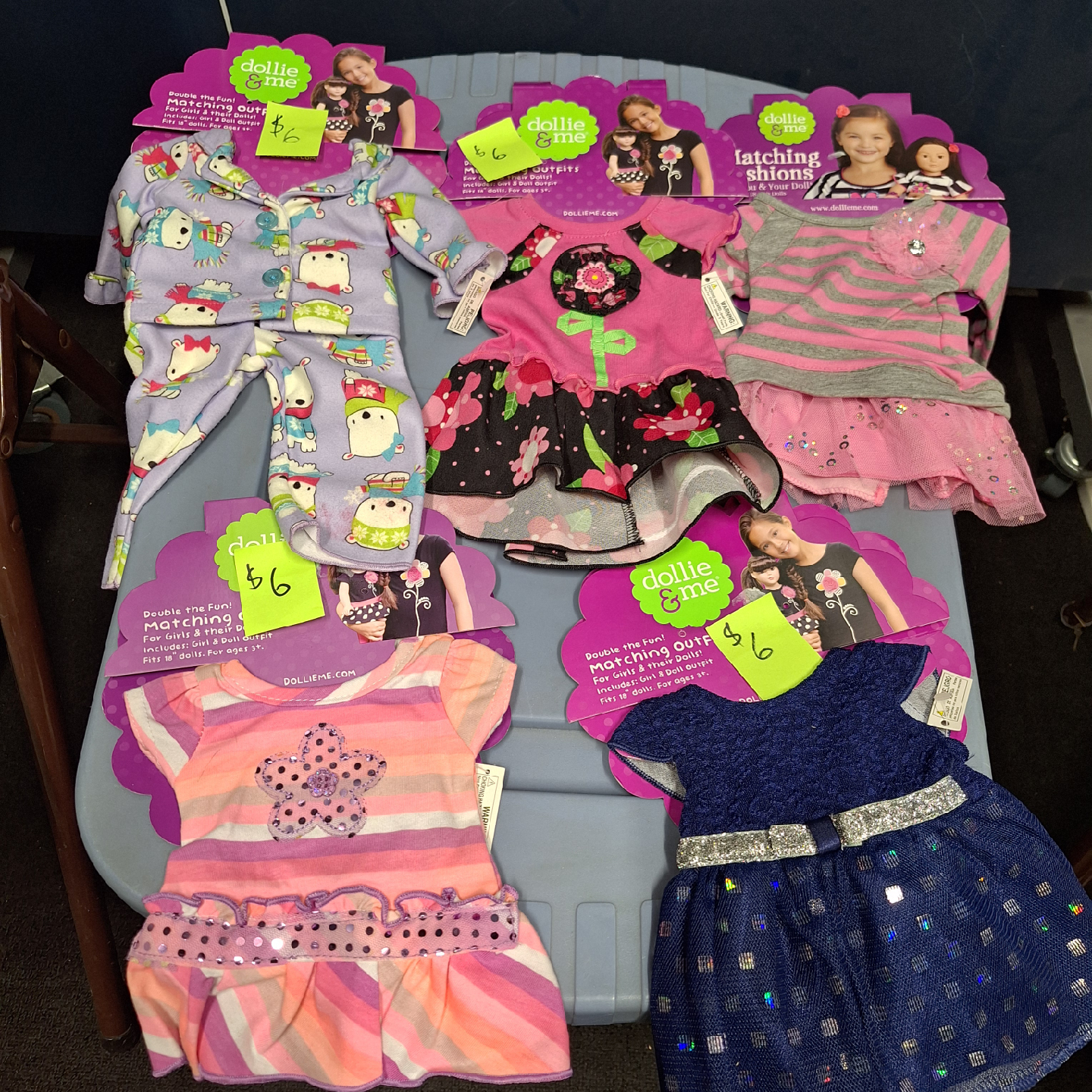 Dollie & Me Matching Outfits for 18" Dolls