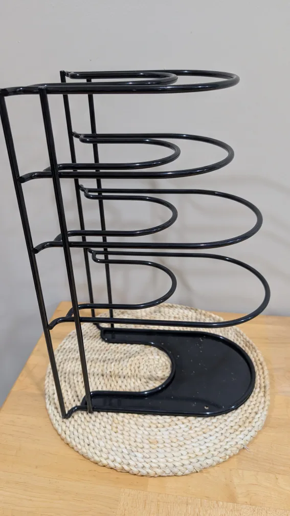 Black Pot and Pan Organizer Rack image indicator(2)