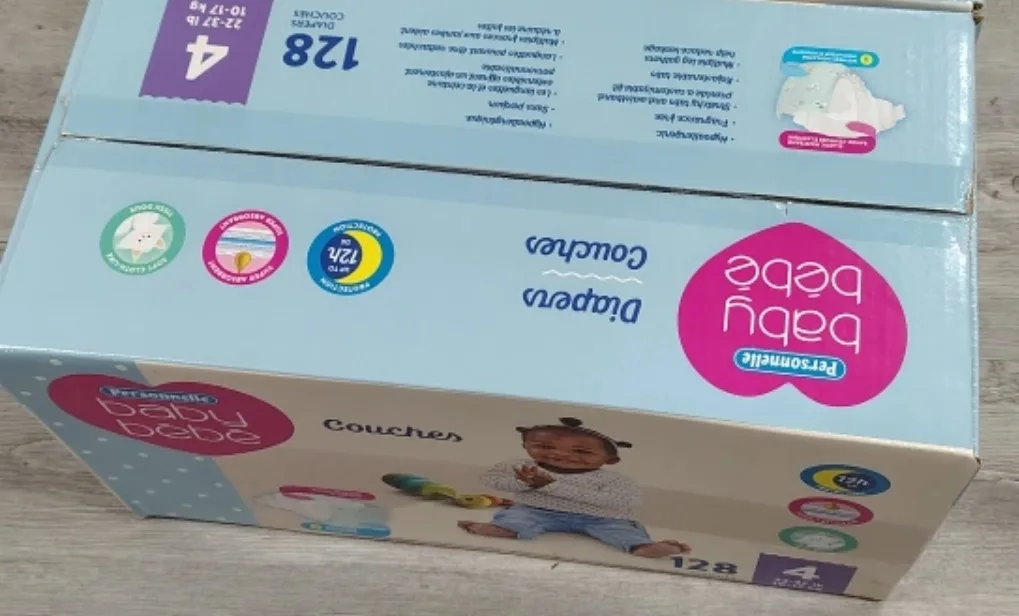 Personnelle Baby Bebe Diapers Size 4 (128 count) thumbnail