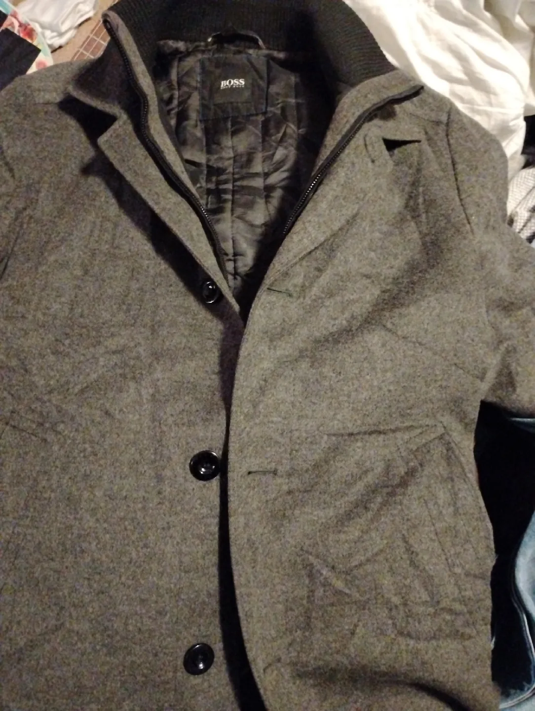 Hugo Boss Wool Blend Overcoat image indicator(2)