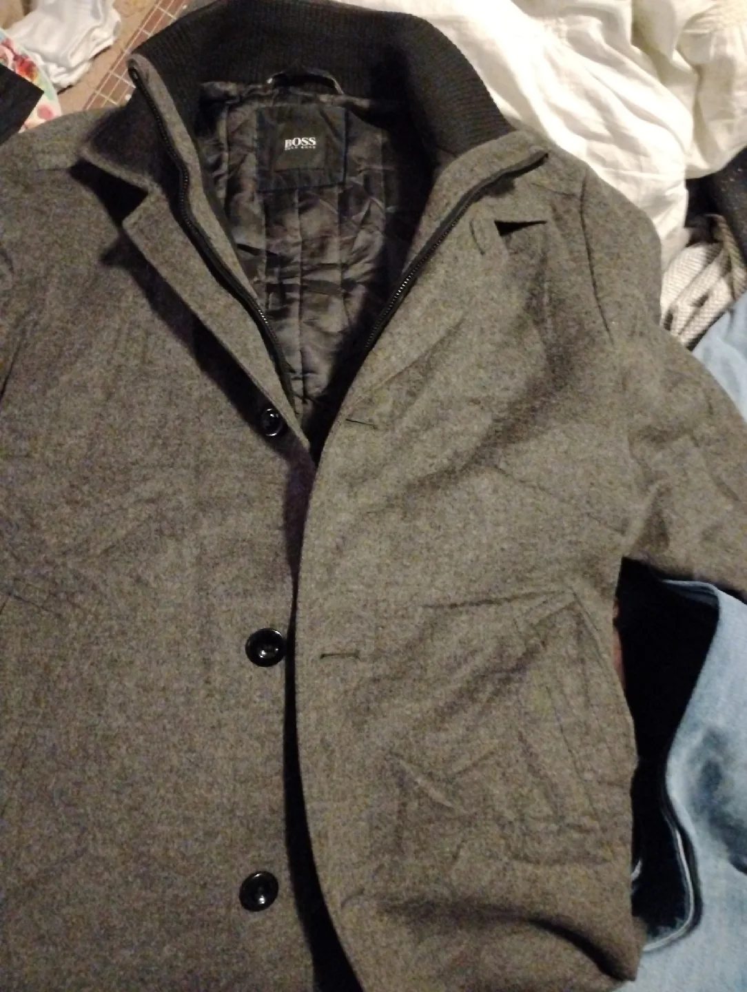 Hugo Boss Wool Blend Overcoat image indicator(3)