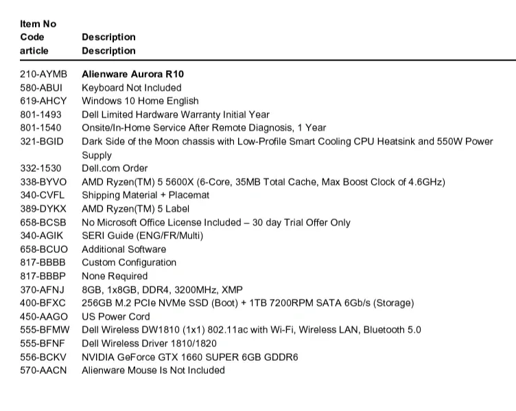 Alienware Aurora R10 Gaming PC image indicator(4)