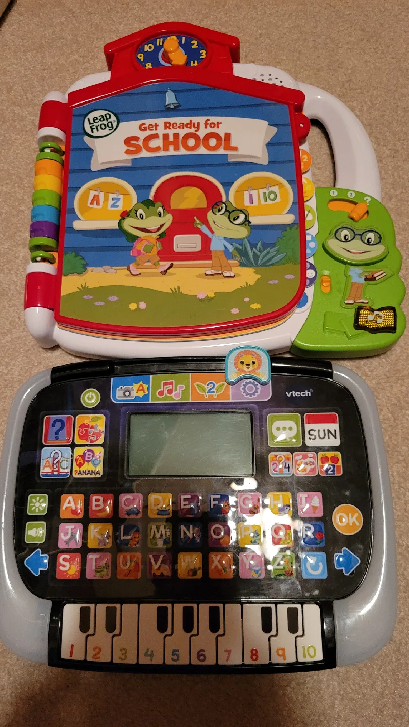 Kids' Toys Bundle: Melissa & Doug Puzzle, LeapFrog, VTech image indicator(2)