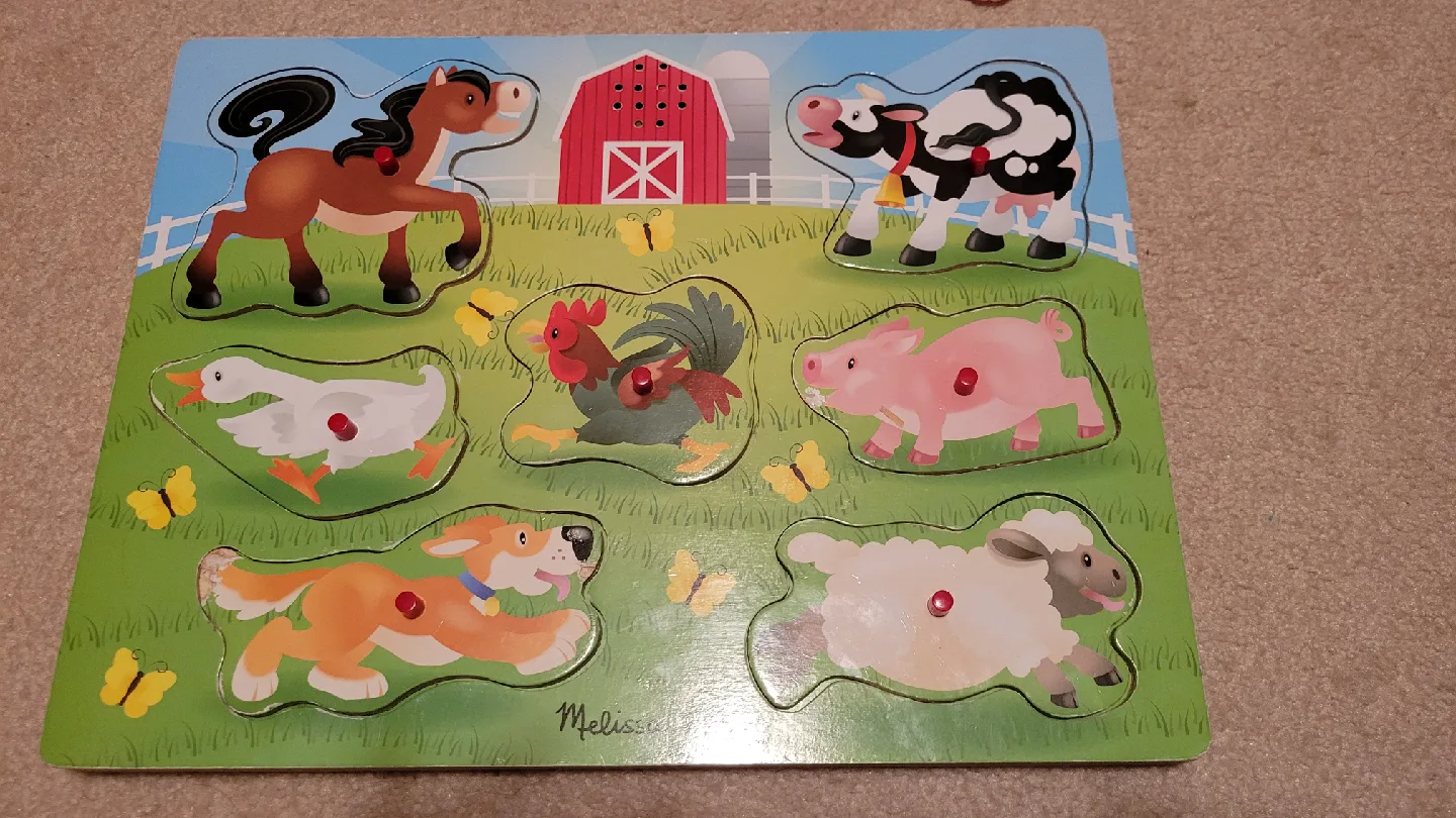 Kids' Toys Bundle: Melissa & Doug Puzzle, LeapFrog, VTech image indicator(3)