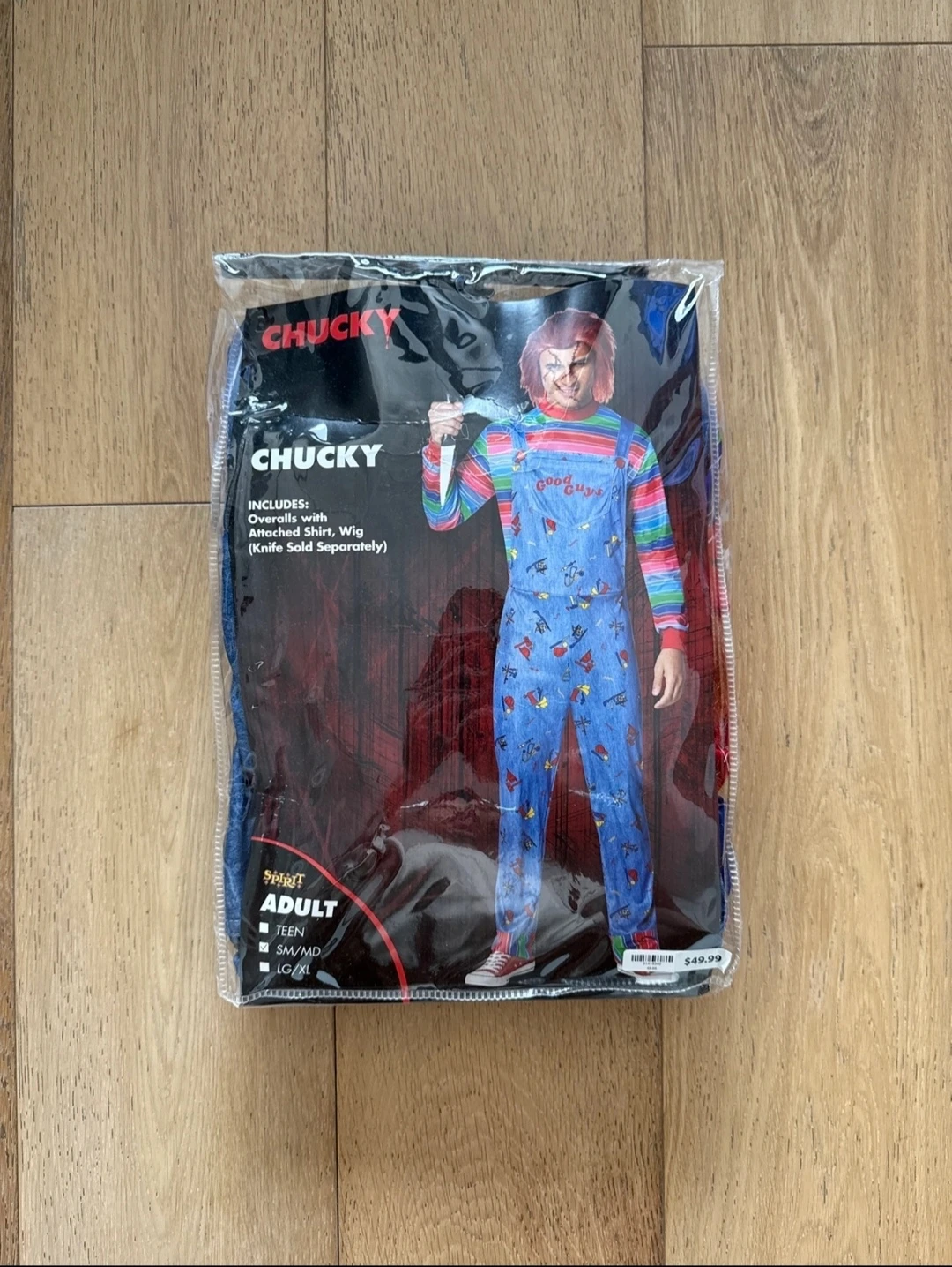 Chucky Costume - Adult Size S-M