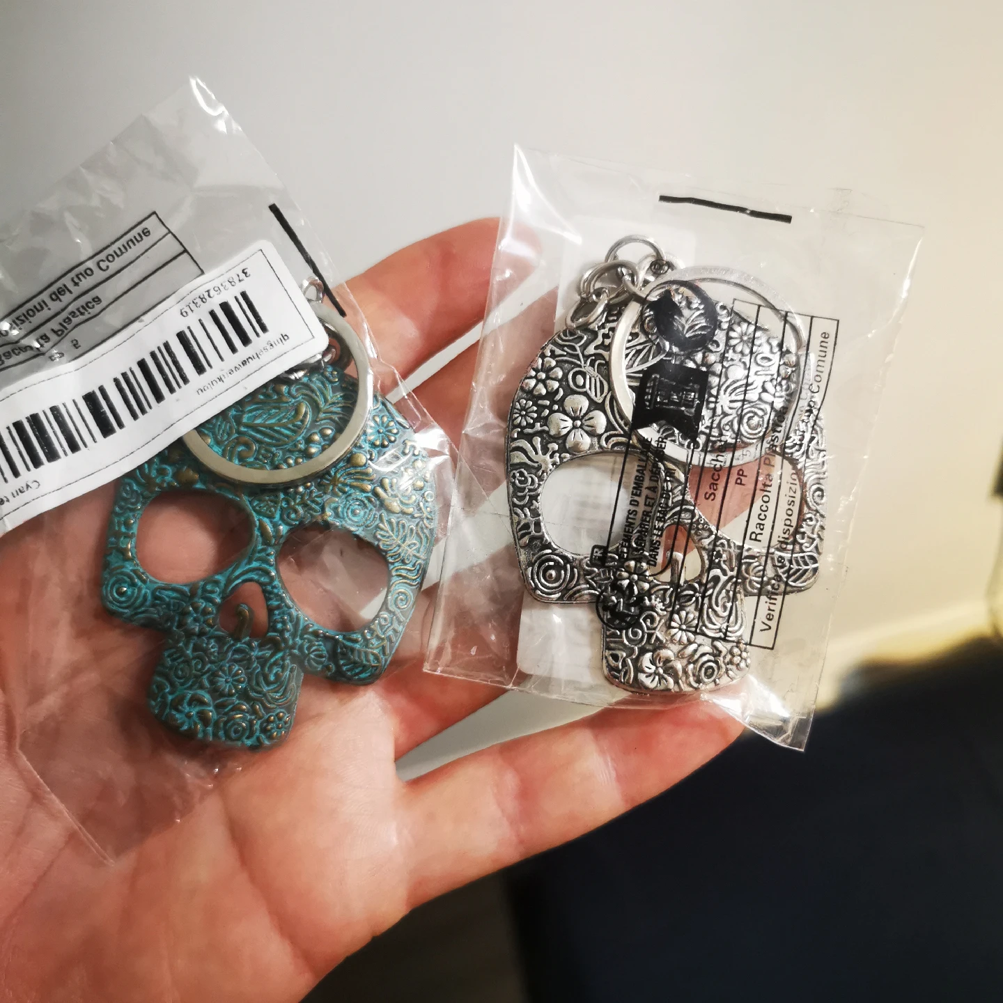 Skull Keychains - New in Package
