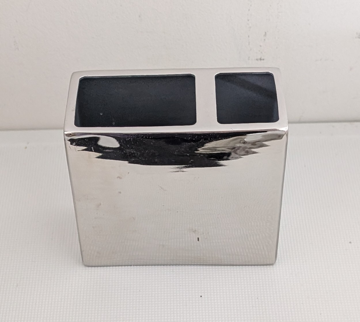 Silver plated Rectangle Vase
