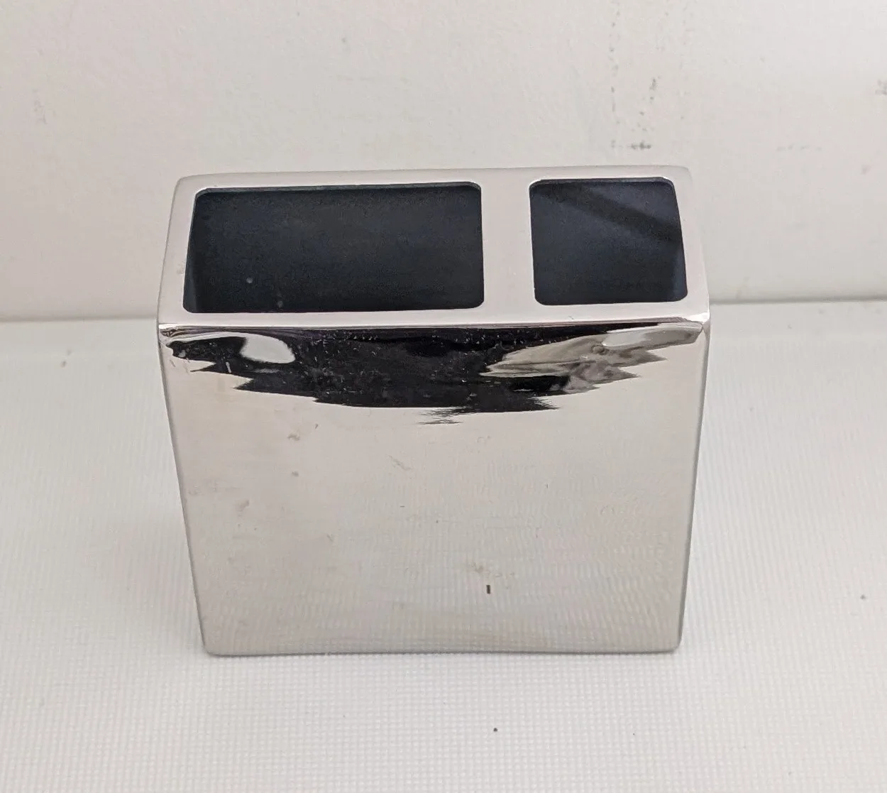 Silver plated Rectangle Vase thumbnail