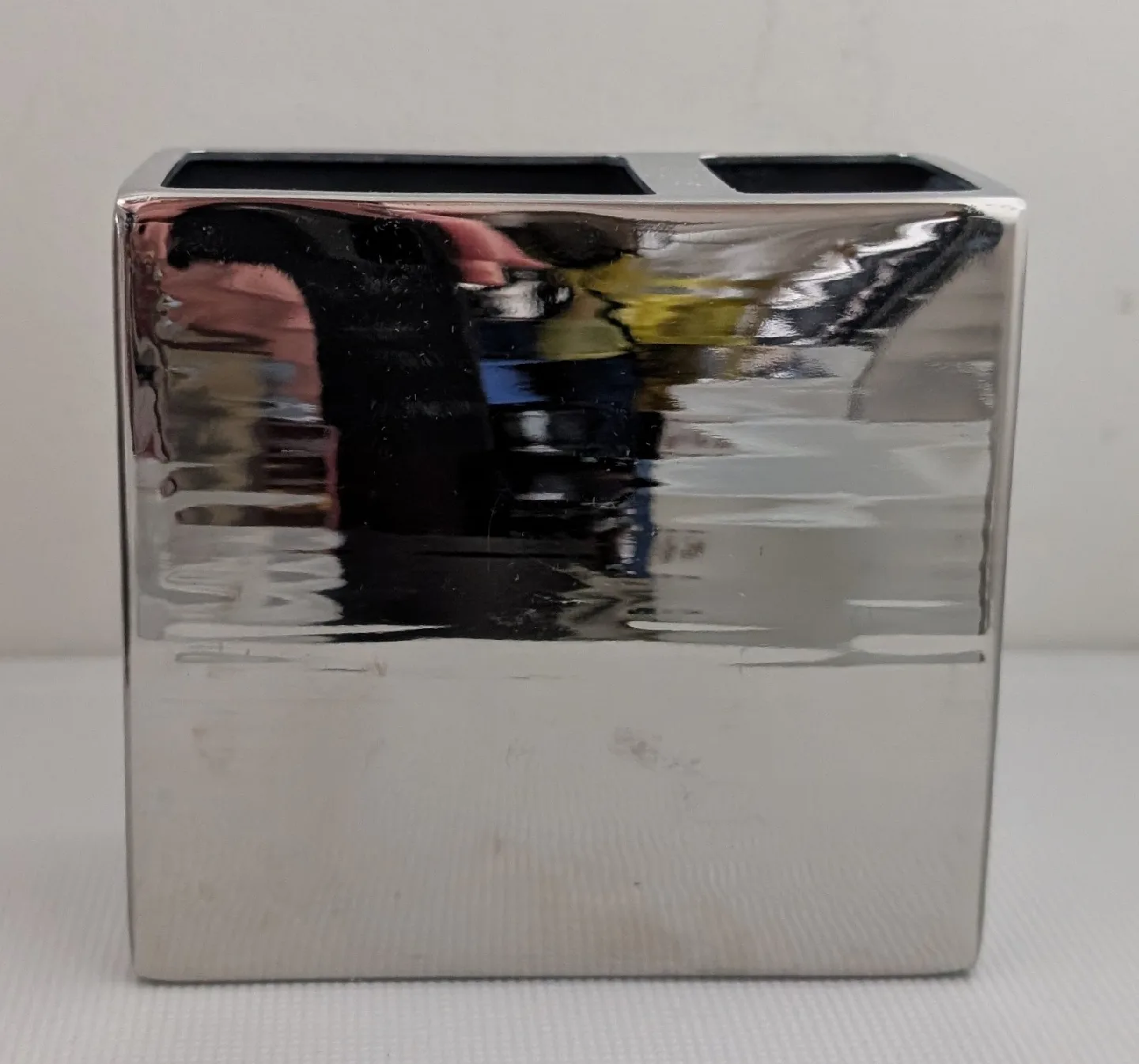 Silver plated Rectangle Vase image indicator(2)
