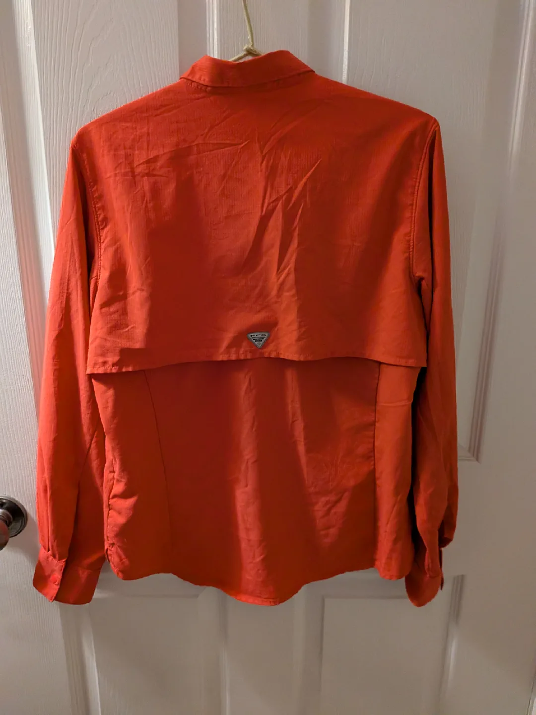Columbia PFG Button Down Shirt - Orange, M image indicator(4)