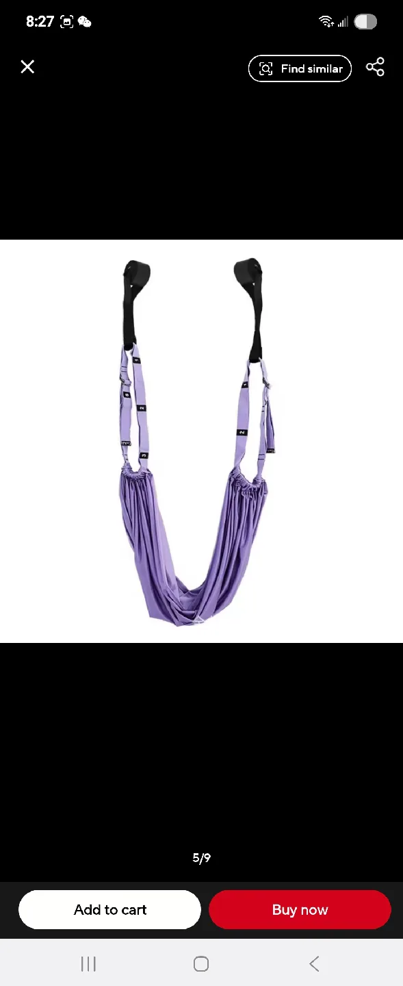 Aerial Yoga Swing Set - Purple thumbnail