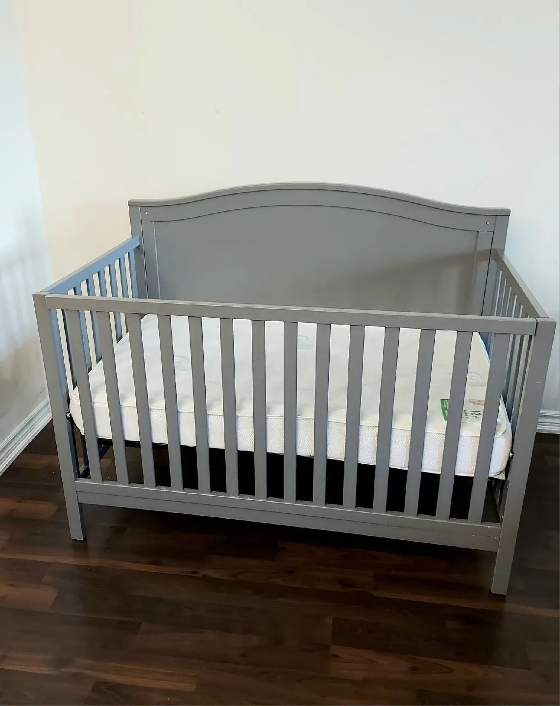 Grey Baby Crib thumbnail