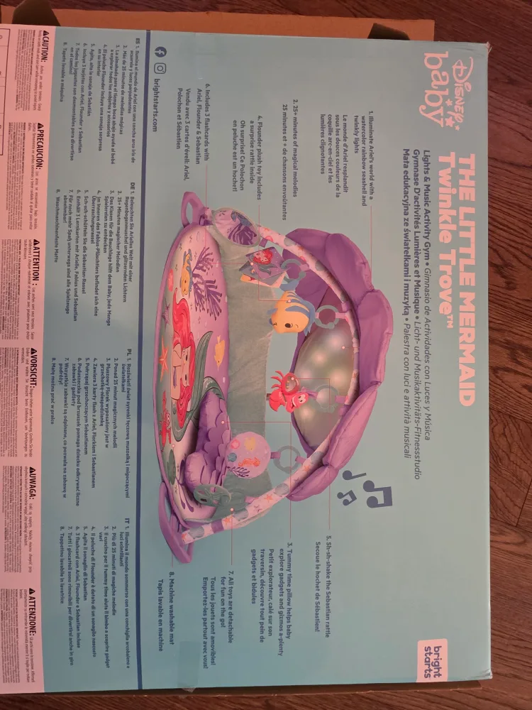 Disney Baby The Little Mermaid Activity Gym image indicator(3)