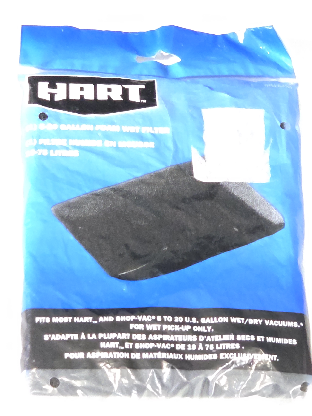 Hart 5-20 Gallon Foam Wet Filter - New