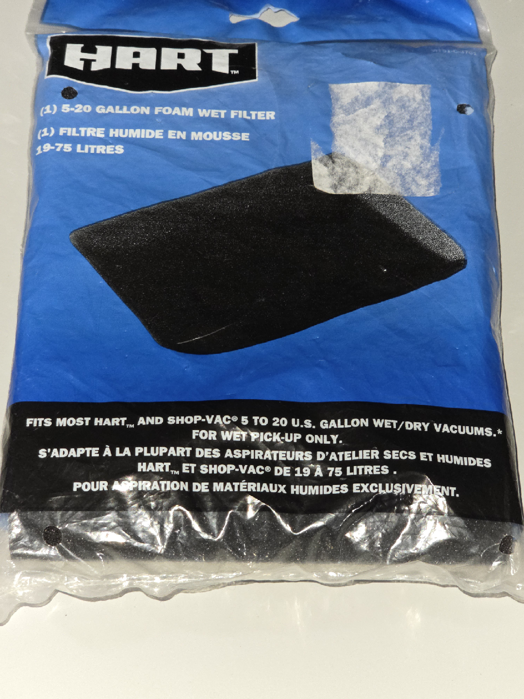Hart 5-20 Gallon Foam Wet Filter - New - photo 2