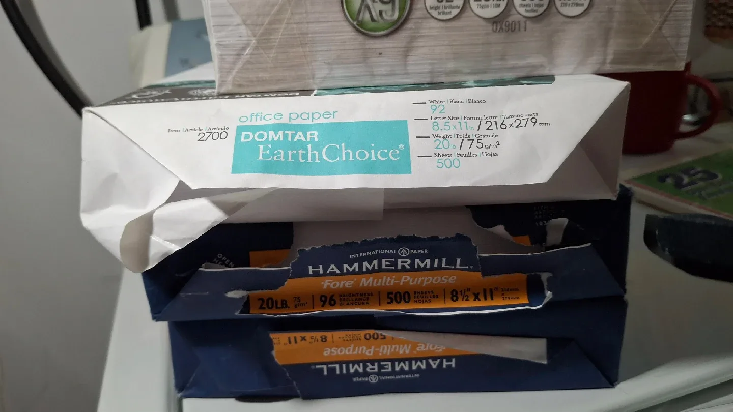 Boise X-9, Domtar EarthChoice, Hammermill Paper - 8.5" x 11" image indicator(5)