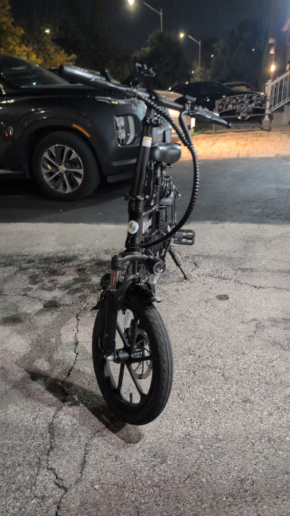 isinwheel eBike U3 Folding Electric Bike - Black - photo 3