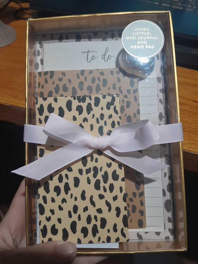 Jumbo Listpad, Mini Journal & Memo Pad Set