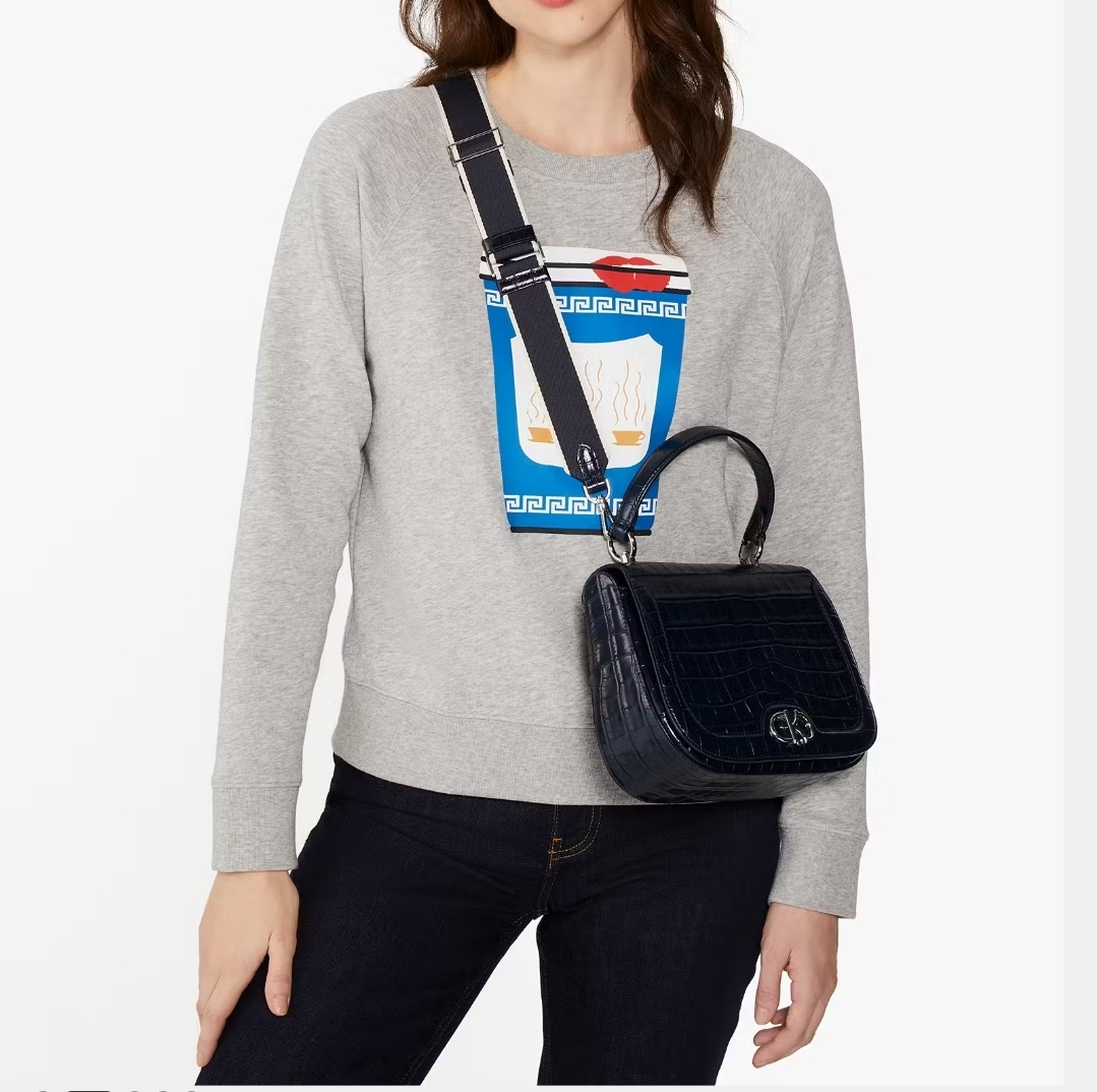 Kate Spade Crossbody Top Handle Bag In Dark Navy