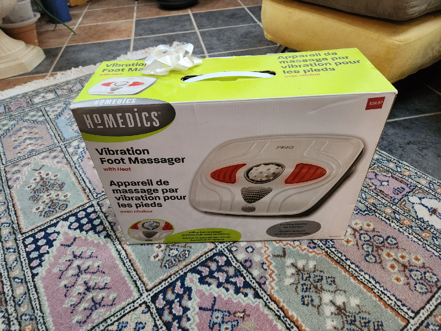 Homedics Vibration Foot Massager with Heat
