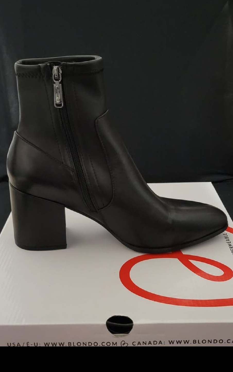 Blondo Black Leather Waterproof Booties - photo 5