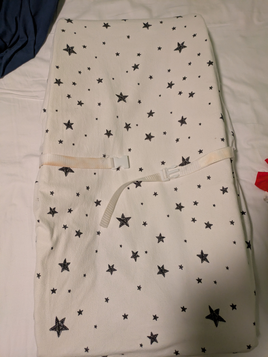 FREE - baby changing pad and fitted sheet
