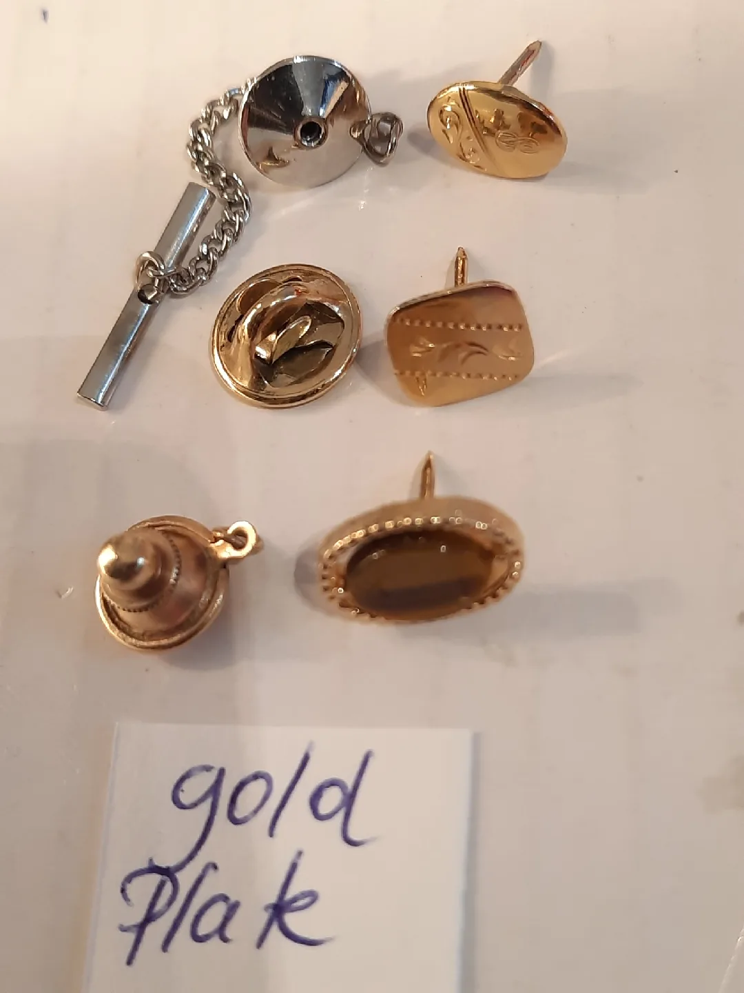 Vintage Gold Plated/Filled Lapel Pins image indicator(5)