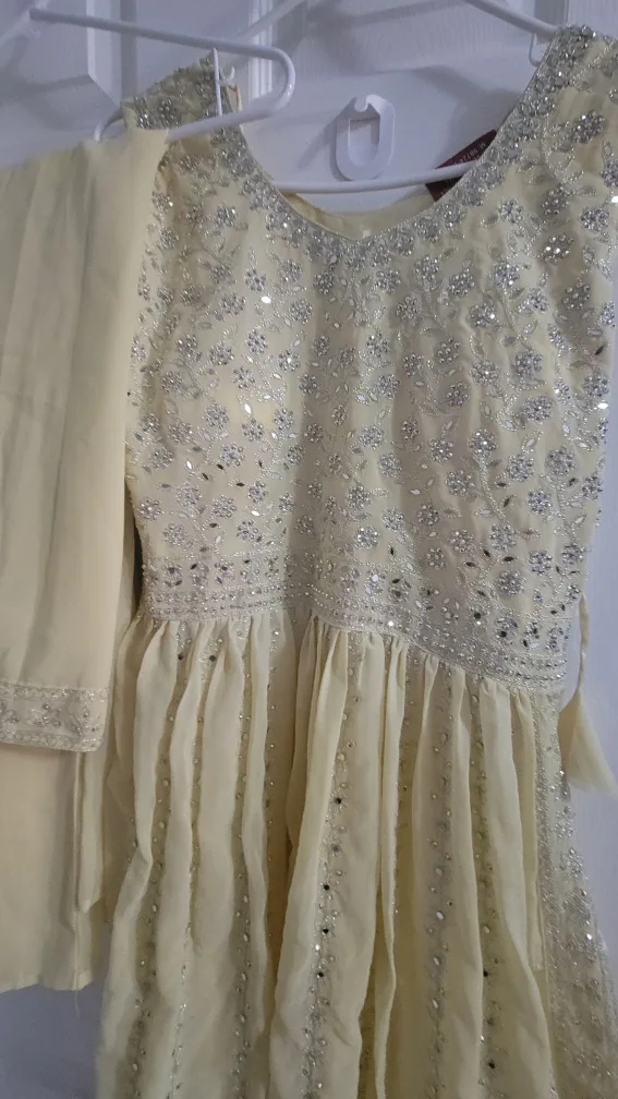 Yellow Salwar Kameez Suit image indicator(3)