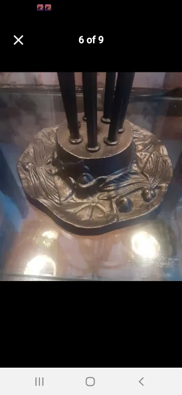 Floral Style Accent Table Lamp image indicator(2)