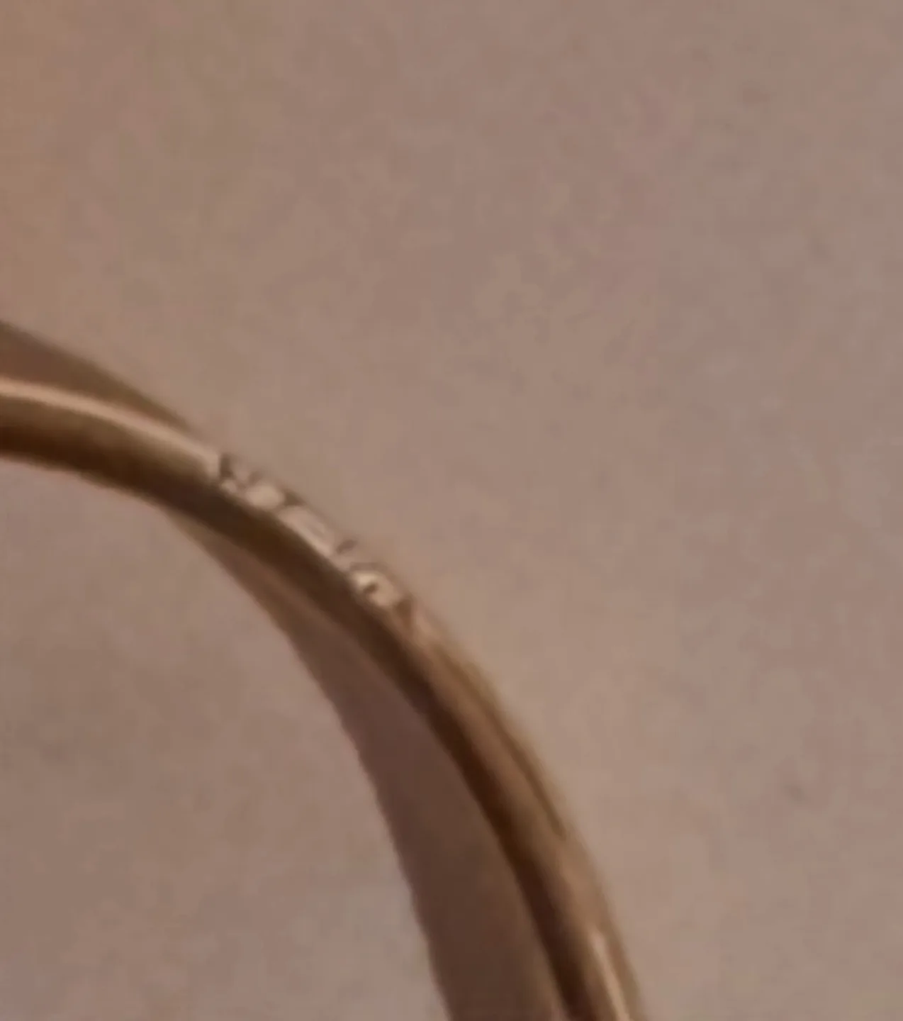 Authentic solid 14k yellow Gold LARGE Hoop Earrings - 2 inch image indicator(5)