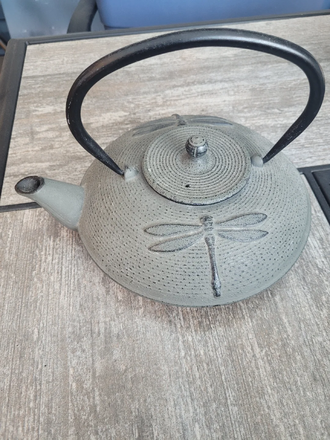 clay teapot in like new condition
