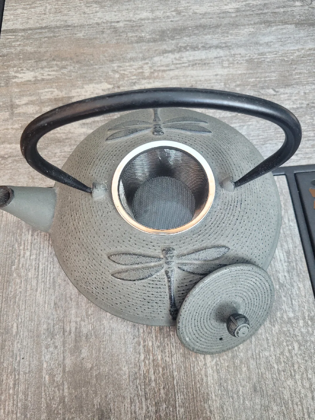 clay teapot in like new condition image indicator(2)