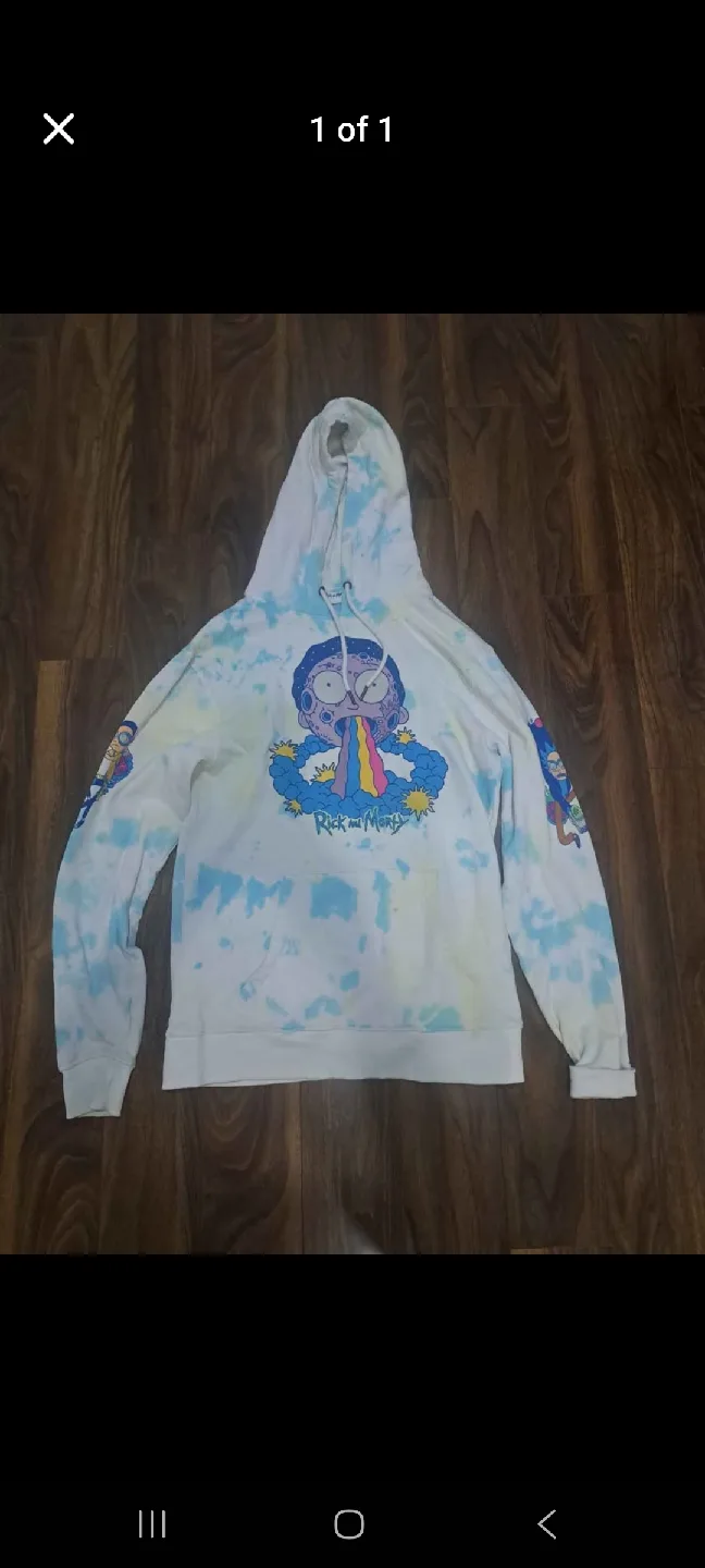 Rick and Morty Tie-Dye Hoodie