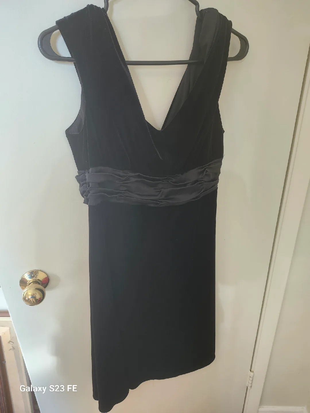 New York & Company Black Velvet Dress image indicator(2)