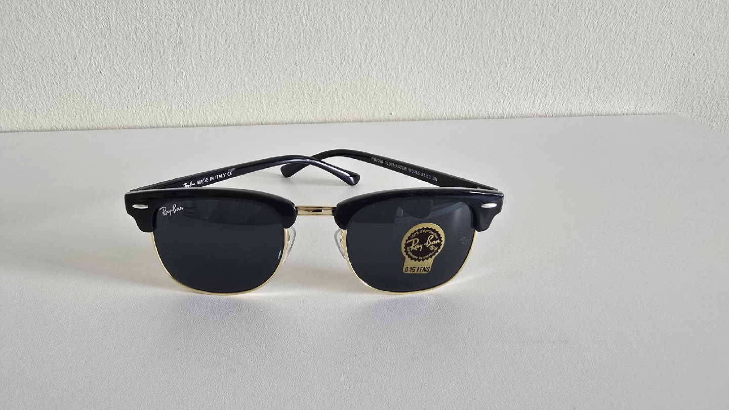 Ray-Ban Clubmaster Sunglasses - Black & Gold - photo 4